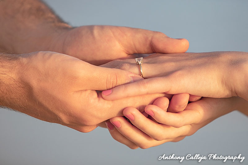 Jesse & Ariella Engagement Portrait Diamond Head Surprise Engagement Proposal Photography - Waikiki Beach, Oahu, Hawaii