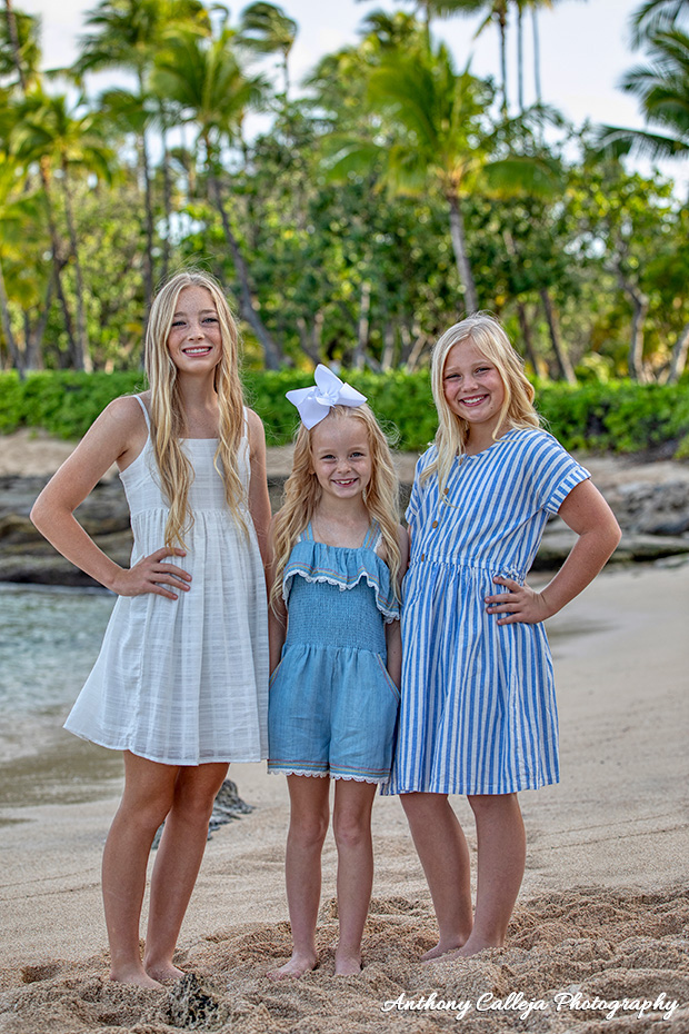 early morning Secret beach, Koolina family photography session