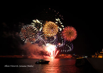 Fireworks at Sea
