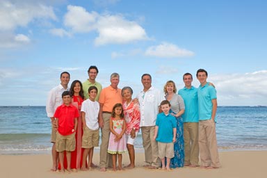 Waikiki Beach Family Portraits