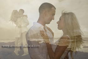 Montage Couples Portrait photography Makapuu Beach