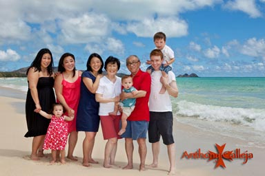 Oahu Group Photos - Photographed on locations at Waimanalo Beach, Oahu Island