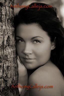 Oahu Headshot Senior Portrait Waimanalo Beach Oahu Hawaii