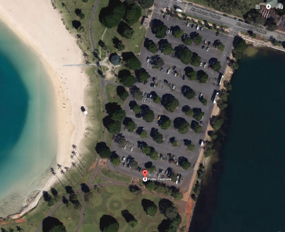 Paradise Cove Beach Map Map of Magic Island meeting location