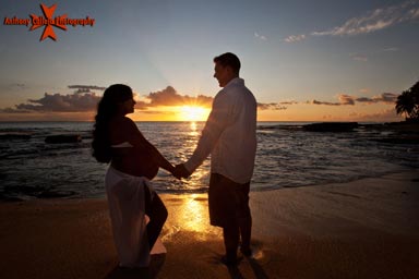 honolulu Sunset Maternity Photography