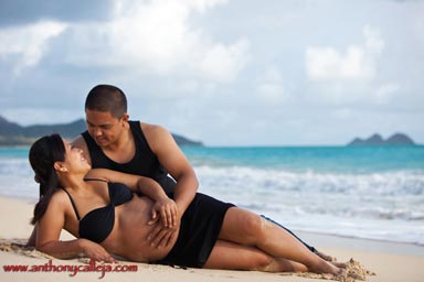Sunrise Maternity photo session Oahu