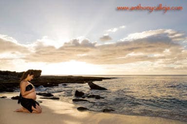 honolulu Sunset Maternity Photographer