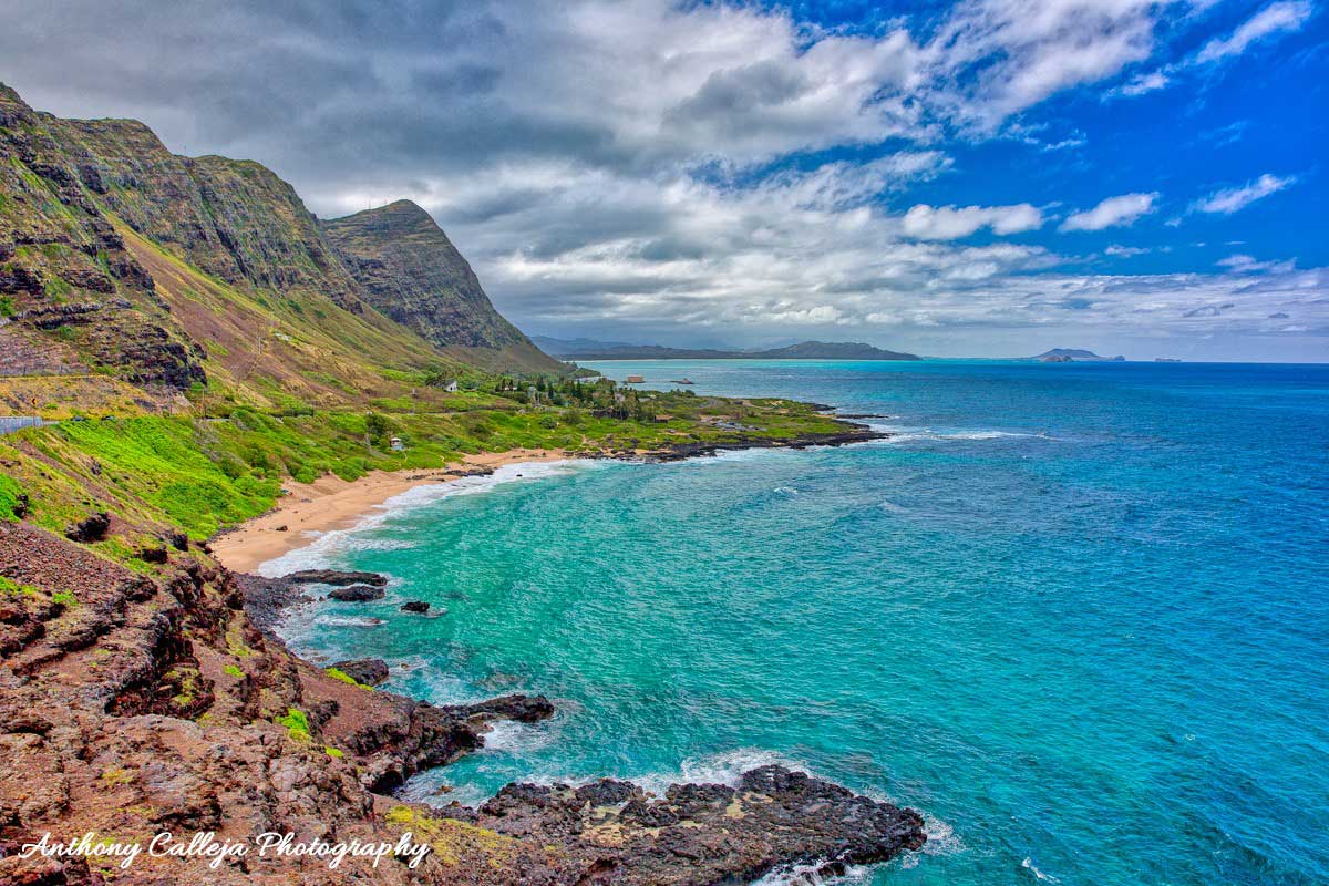Koolau Mountain Range - Makapuu Beach Oahu Hawaii