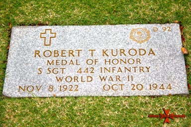 Robert Toshio Kuroda (November 8, 1922 – October 20, 1944) Robert Toshio Kuroda (November 8, 1922 – October 20, 1944)