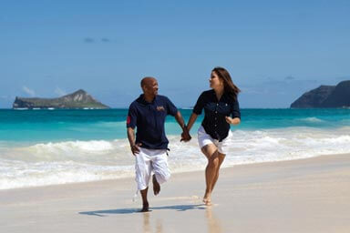 Engagement couple photography Waimanalo Beach