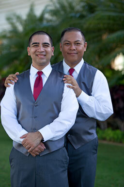 Oahu gay wedding photography