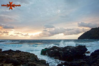 Makapuu lighthouse at sunrise