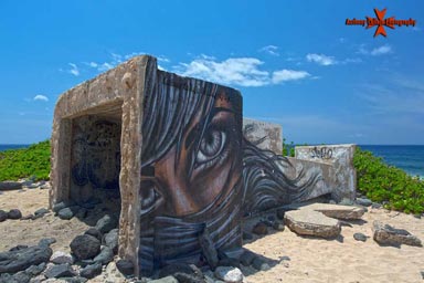 In the 1980s, the Navy requested that the range of the Kaena Point Light be increased to assist submarines. Rather than install a more powerful light on the beach, the old Ka'ena Point Light was renamed the Kaena Point Passing Light, & a navigational light was activated atop a building at the Kaena Point Tracking Station on the bluffs behind the point. This new location for the Kaena Point Light was selected due to the commercial power & security available at the tracking station. The new light has a focal plane of 931 feet & a range of twenty-five miles.