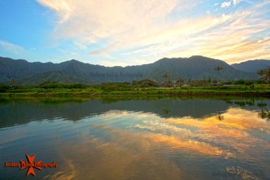 Seascape Photography Reflection Koolau Mountain Range