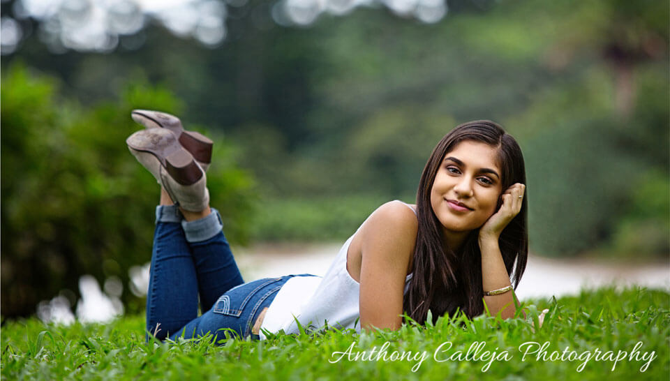 Oahu senior portrait Photography Hoomaluhia