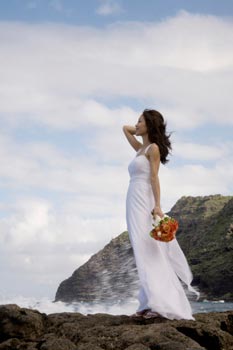 Makapuu Wedding Portrait