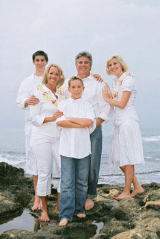 Koolina Family Portrait Photographer at secret beach Oahu Hawaii 