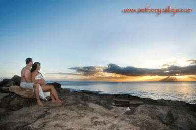 Koolina Maternity Photography, secret beach, Oahu Hawaii
