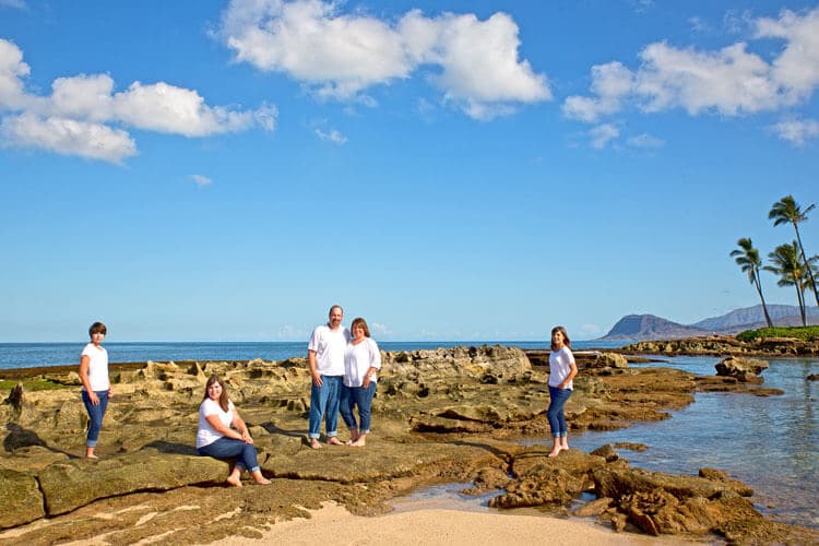 Paradise Cove Beach Family Portraits KoOlina