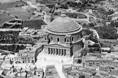 Santa Maria Church, town of Mosta Malta