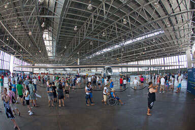 Solar Impulse - Solar Airplane Around the world Flight lands at Kalaeloa Airport Kapolei Hawaii on the 3rd of July 2015 Solar Impulse - Solar Airplane Around the world Flight