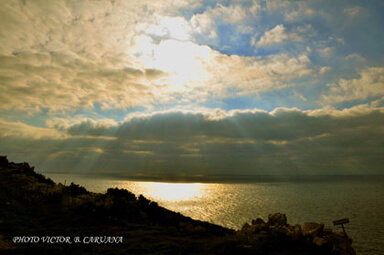 SUNSET AT DWEJRA GOZO
