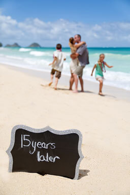 Bellows Beach Wedding Anniversary Portrait Photographers